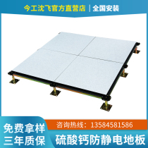All-steel calcium sulfate antistatic floor high bearing GRC antistatic high overhead movable floor 600 600 machine room