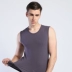 Áo vest nam cotton trẻ trung thoáng khí tay áo vest nam vest thể dục Slim mùa hè áo vest bó sát áo thun ba lỗ Áo vest cotton