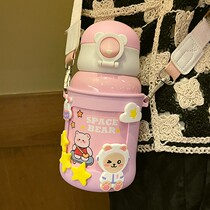 Childrens water glasses for school Special insulated cups Women with straw Primary school pupils Kettle 316 Stainless Steel Cup Children Portable