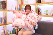 ins Net Red big bag doll plush toy snack pillow rabbit Unicorn Girl heart Doll Doll