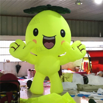Customized inflatable orange pear pineapple grapefruit strawberry fruit vegetable cartoon inflatable doll walking fruit