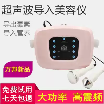 Ultrasonic beauty instrument Household import and export detoxification facial massager facial lead and mercury beauty salon special