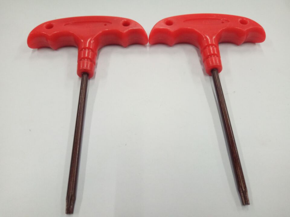 S2 material T shaped plum T6 T6 T7 T8 T9 T15 T10 T20 T20 T25 T30 T30 T30 knife handle screw wrench