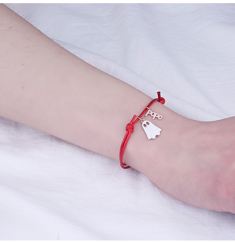 Bữa tiệc ma mua vòng tay nữ Paris Pháp dễ thương món quà sinh nhật men trắng tay dây vòng dâu tằm cho bé