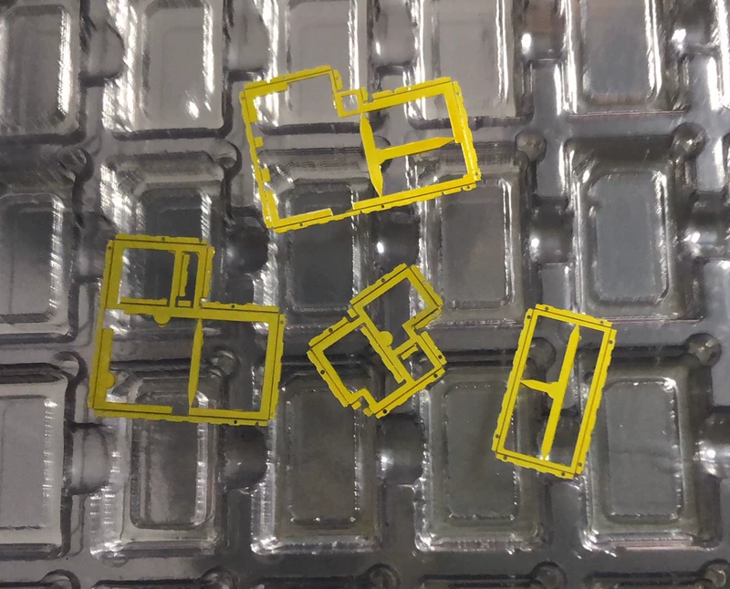 Tấm chắn bảo vệ PCB tấm chắn tấm che RF tín hiệu mô-đun cách nhiệt khung bảo vệ hàng loạt thử nghiệm sản xuất miễn phí khuôn mẫu - Tự làm khuôn nướng khuôn bánh trung thu