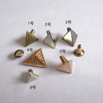 DIY Triangle Ram Nail Flat Triangle Rivet DIY Shoes Trim Nail Wrap Rivets Clothes Rivets Clothes Rivets