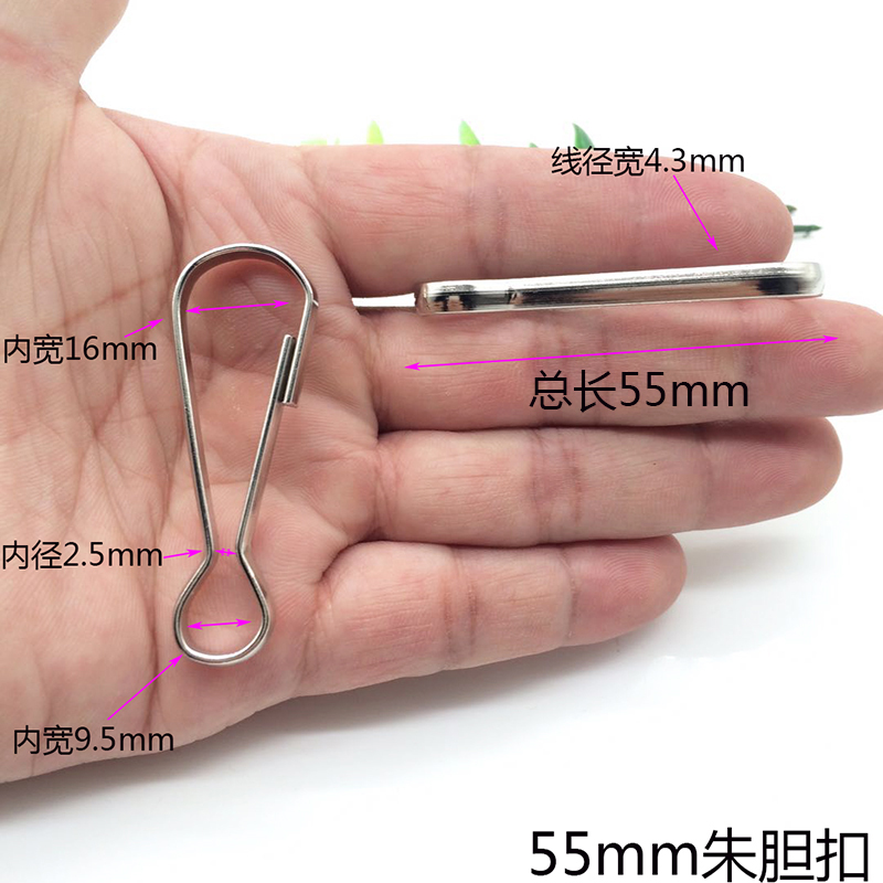Chuỗi thẻ lợn mật khóa chuyển khóa vòng chân kết nối móc khóa mini Zhudan khóa móc treo khóa nhanh Palăng khóa - Vòng chân lắc chân nữ phong thủy