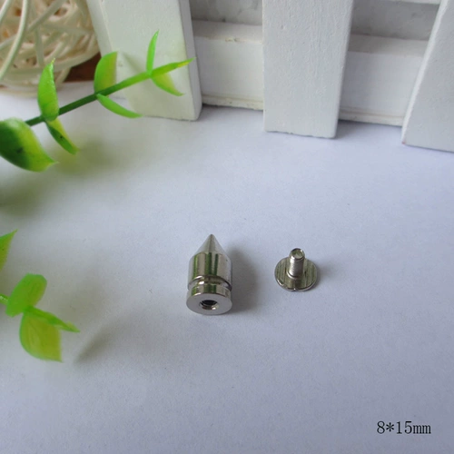 Серебряная медная длинная заклепка кусочек питомца заостренное украшение ночного клуба кожаные украшения аксессуары