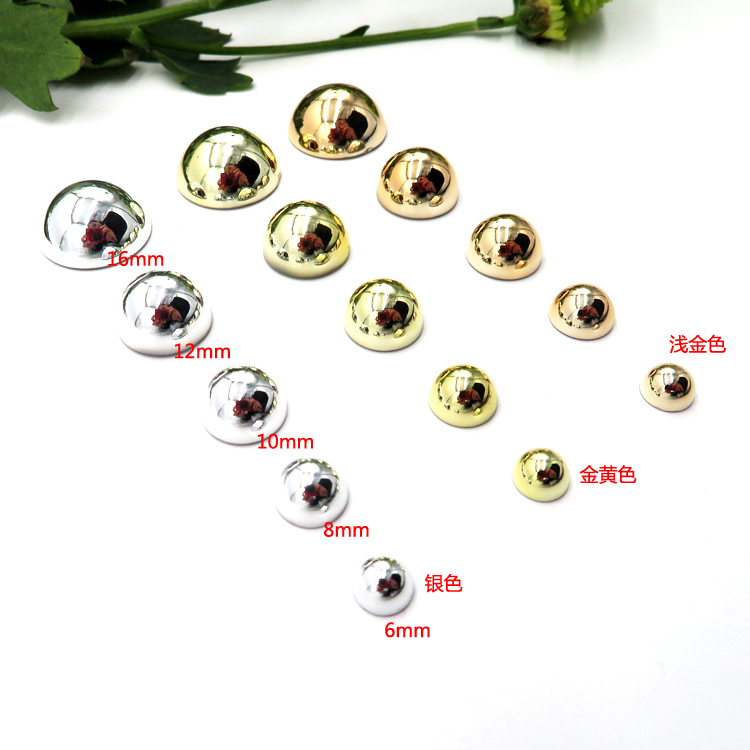 Flat bottom semi-circle pearl rivets DIY handmade ornament accessories mobile phone patch clothing shoes decorated with pearls of pearls