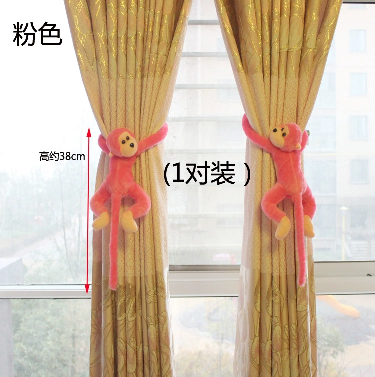 Curtain dây đai khóa màn đoạn phim hoạt hình búp bê sáng tạo rèm cửa dây đeo (một cặp cài đặt) miễn phí vận chuyển - Phụ kiện rèm cửa