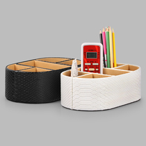 Janeouya European and American style snake remote control storage box creative desktop cosmetics storage rack dressing box wooden