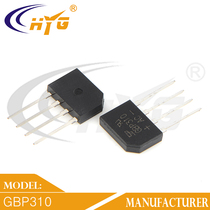 GBP310 single row rectifier bridge stack KBP307 in-line DIP-4 bridge stack 3A flat bridge original