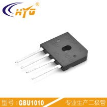 GBU1010 line single-phase bridge rectifier plug-in bian qiao 1000V 10A