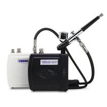 Model Spray Paint Blue Card Spray Pen Air Pump Spray Paint Tool Suit Automatic Spray Pen Military Model Mini Small Air Pump