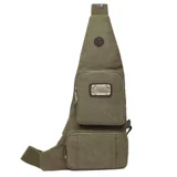 澳利 Нагрудная сумка, сумка на одно плечо, спортивная вместительная и большая сумка через плечо для отдыха, в корейском стиле