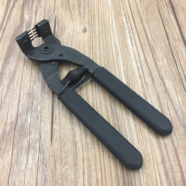 Silent rhombus beheading pliers rhombus decapitated with hole instrumental leather with leather punching tool spacing 4mm 2 teeth 4 teeth