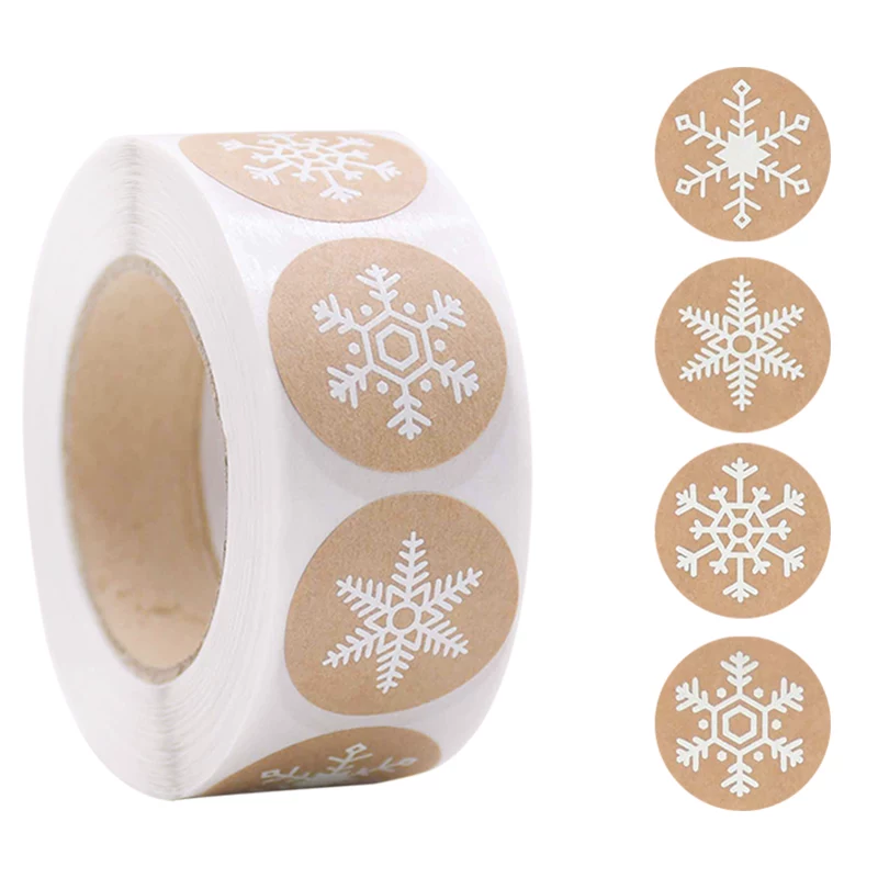 [500шт Merry Christmas Stickers Christmas Tree Elk Candy]