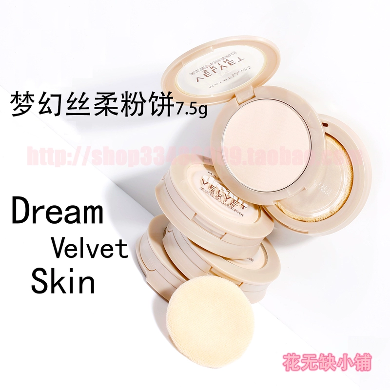 Maybelline giấc mơ lụa bột mềm biscuit ướt dual-sử dụng quầy đích thực lỏng bột kéo dài kem che khuyết điểm không nhờn trang điểm bột