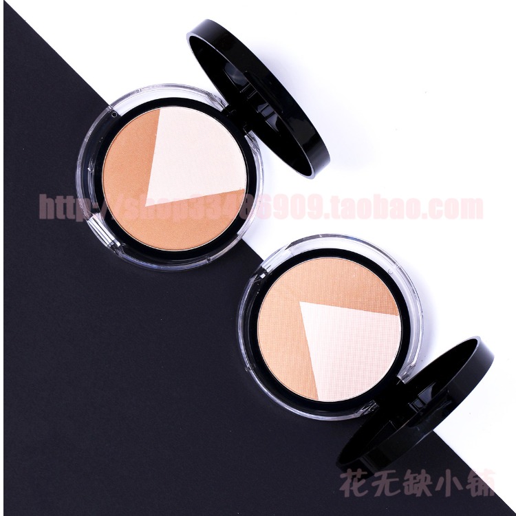 Maybelline ánh sáng và bóng sửa chữa công suất bột 8,5g mặt sửa chữa dung lượng đĩa bóng cao ánh sáng nhỏ mặt tự nhiên trang điểm che khuyết điểm stereo tạo khối black rouge