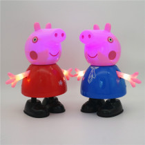 Singing and dancing pig Paige Qi toy electric music glowing walking baby girl Infant children puzzle