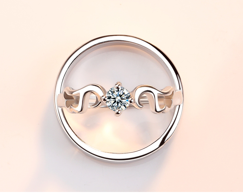 Bague mixte en Argenterie - Ref 3088276 Image 12