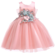 Summer childrens clothing little girl jumpsuit princess tutu skirt girl childrens mesh skirt kindergarten show dress skirt tide