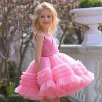 Little girl 3 tutu skirt girls 4 mesh princess skirt 5 child cake skirt kindergarten 61 costumes 6 years old