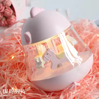 Graduation pictures merry-go-round lights in the sky music box girlfriends birthday gift kids junior high school students gift female