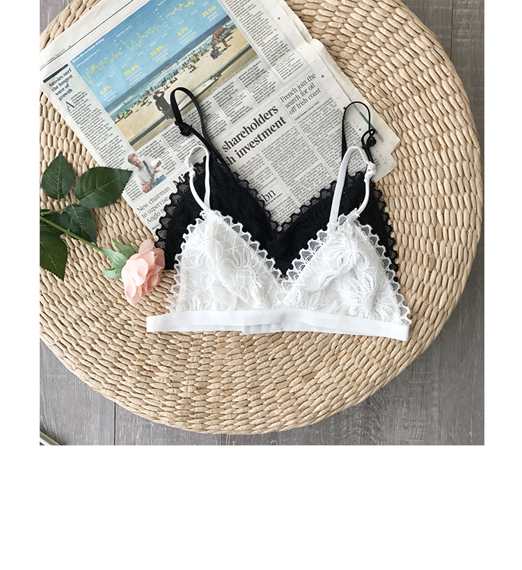 Mua một tặng một Xin Xin giúp cô gái ren móc hoa siêu mỏng đồ lót Pháp tam giác ống ống trên đỉnh áo ngực nữ quan lot nu