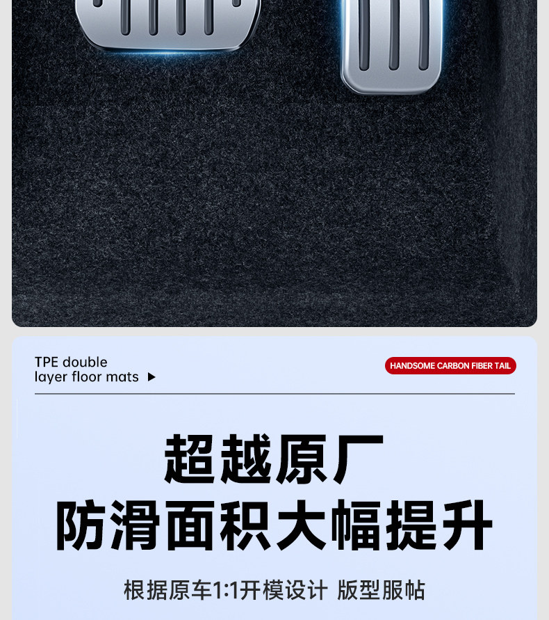 Suitable for Tesla Brake Accelerator Pedal Modely/3 New Version Alloy Pedal Ya Interior Modification Accessories