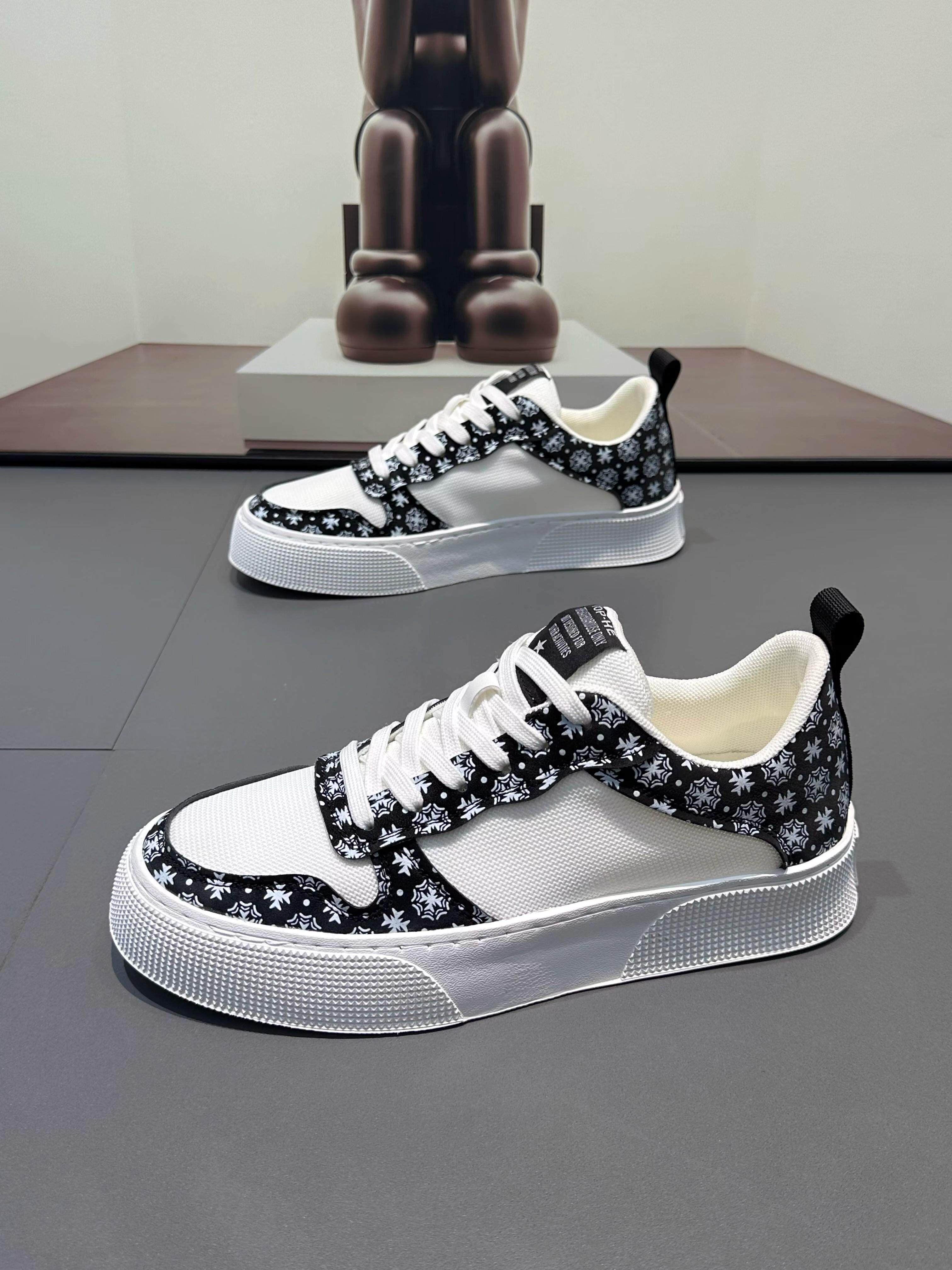 Very distinctive ~ -- VIRRI CIAGA -- Chauffling printed board shoes net face soft bottom comfortable and breathable casual shoes-Taobao