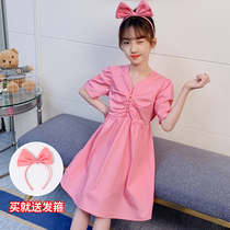 Girls Dresses Childrens Foreign style Childrens clothing Female Big child Princess dress Summer Skirt Little girl Summer dress Summer 10