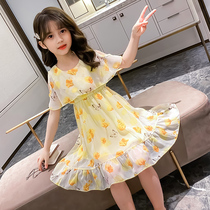 Girls summer dresses 2021 new childrens clothing little girl princess dress childrens summer foreign style little fairy skirt