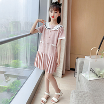 Childrens Clothing Girls  dresses summer 2021 new style childrens skirts summer net red little girl princess dress