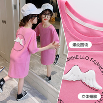 Childrens Clothing Girls  dresses summer 2021 new style childrens cartoon skirt summer net red little girl princess dress