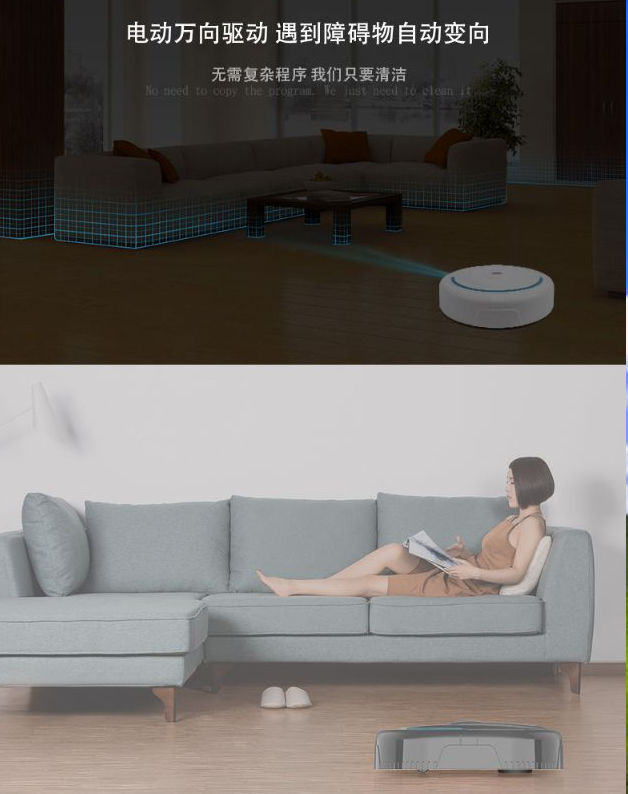 Robot quét tự động quét hút và kéo một ngôi nhà mỏng thông minh Máy hút bụi làm sạch máy lau nhà - Robot hút bụi máy hút bụi lau nhà
