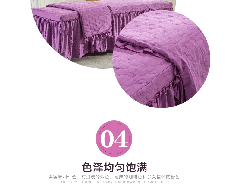 Có trình độ gây sốc bông rìa Body hộ gia đình kích thước moxibustion châm cứu khăn trải giường trị liệu gia đình bốn gấp - Trang bị tấm ga spa