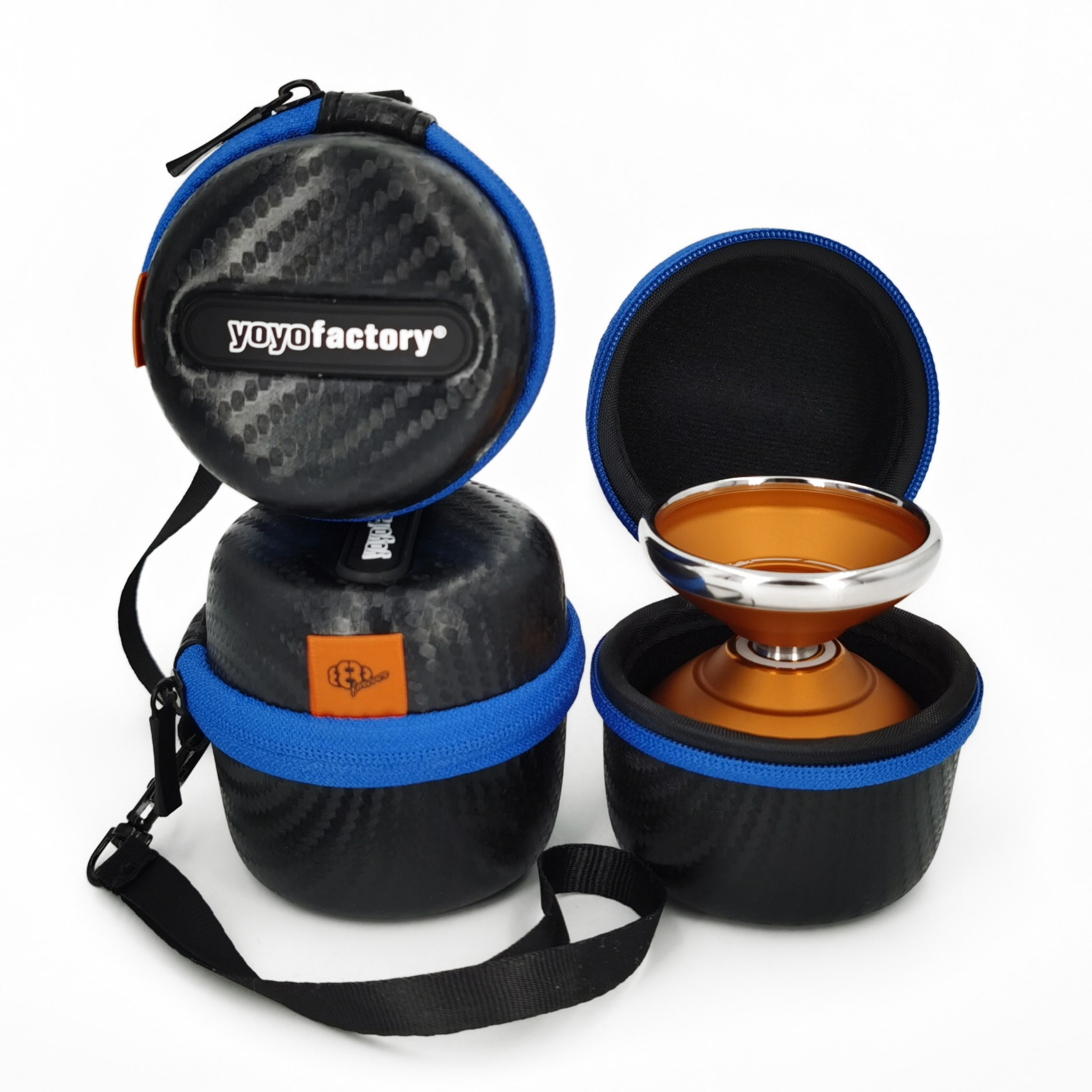 Single - hole ball bag PU material material carbon fiber Yyo - yo accessories acceptance protection