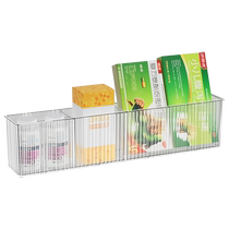 Medicine storage box wall-mounted punch-free cabinet door medicine storage rack household large-capacity multi-layer standing medicine box transparent