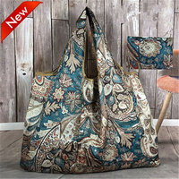 Ortable Shoulder Handbag Folding Pouch Shopping Bag Foldable