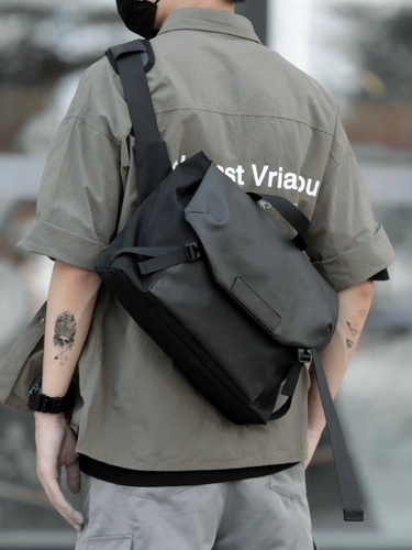 Мужская японская сумка через плечо, трендовая сумка на одно плечо для отдыха, рюкзак, ноутбук