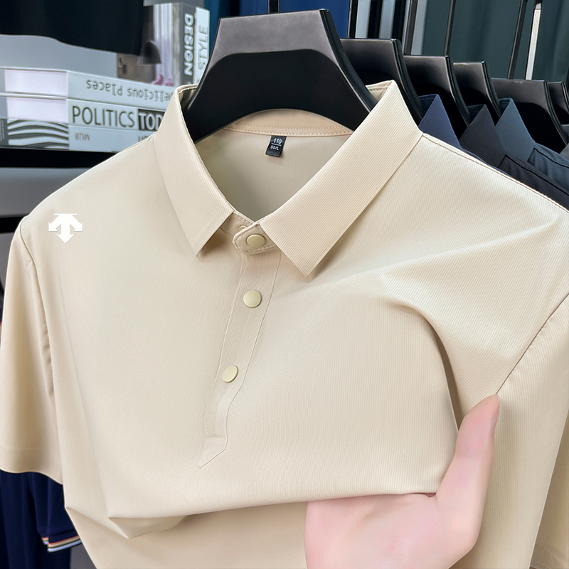 Descente Desante Training Series Men's Moisture-Wicking and Quick-Drying Tough Short-Sleeved Polo Shirt T-Shirt New Product Descente Desante Training Series Men's Moisture-Wicking and Quick-Drying Tough Short-Sleeved Polo Shirt T-Shirt New Product