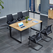 Great Luxury Furniture Conference Table Steel Frame Conference Desk Modern Minimalist Reception Desk New Fashion Talks Table desk chair