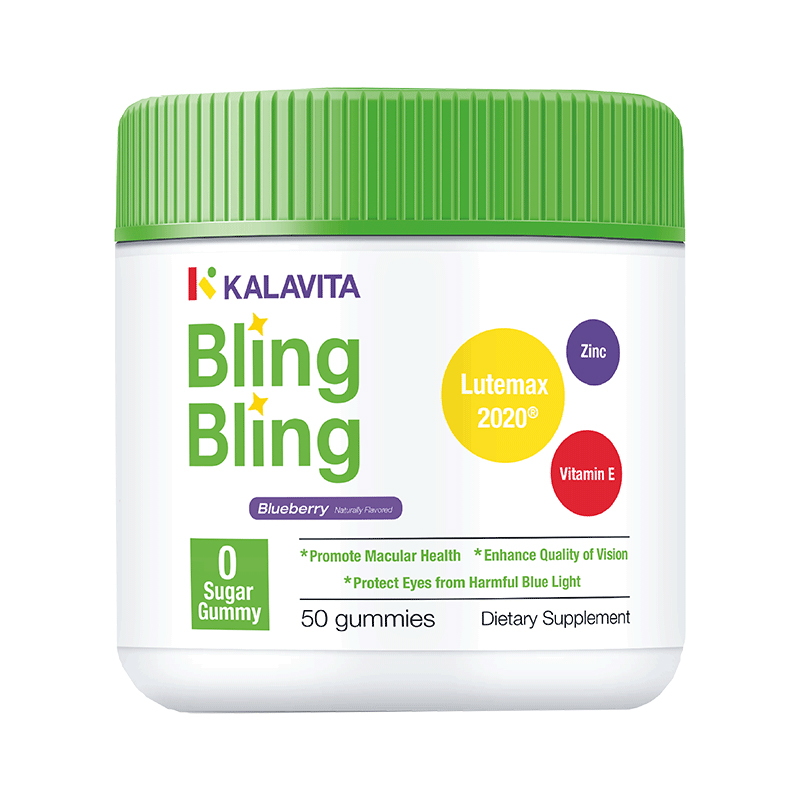 美国KalaVita Bling亮眼叶黄素护眼软糖 保护视力抗蓝光维生素