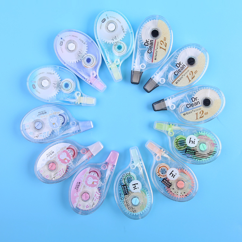 Morning light stationery 12 meters correction tape Morning light ACT51701 correction tape Dr Clean correction tape Correction tape Korean creative variety of options 51714