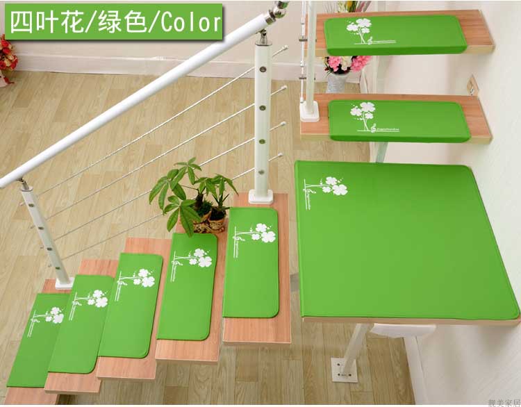Keo dán tự dính không dính gỗ cầu thang pad gạch sắt cầu thang bước mat mat chống trượt nhà sàn thảm bước dán tùy chỉnh tấm xốp trải sàn