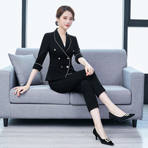 Professional wear suit women fashion temperament British style business dress interview small suit jacket women overalls dress