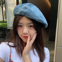 Japanese Rosex Tangk beret children Spring Summer Literary painter hat female Korean version thin octagonal hat female