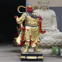 Factory direct sales resin Temple Buddha statue 1 meter 6 Guan Gong Guan Gongjinshen Guan Gongjia Lan protector