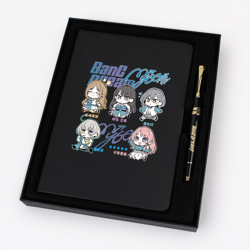 Mygo Animation Peripheral Notebook Bangdream Qianqian Aiziyin High Pine Lamp Two-Dimensional Notebook Hand Ledger
